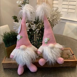 ODOLETTE  PINK EASTER BUNNY/GNOMES SET 2